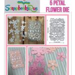Scrapbooksrus Metal Craft Dies SMALL 5 PETAL FLOWER 28pc