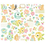 Simple Stories SAY CHEESE CLASSIC POOH BABY Floral Bits 49pc - Image 2
