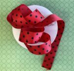 Creative Impressions LADYBUG DOT RIBBON 1 yard - Image 3