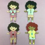 PAJAMA SLUMBER PARTY GIRL Custom Scrapbook Die Cuts