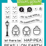 Lawn Fawn PEAS ON EARTH Holiday Clear Stamps