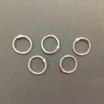 Silver Jump Rings 1 inch 5pc