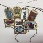 Tags & Ephemera 7pc VINTAGE CHEVY TRUCKS & CARS SetA