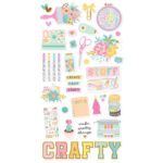 Simple Stories CRAFT THINGS Chipboard Stickers 32pc - Image 2