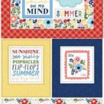 Echo Park MY FAVORITE SUMMER Chipboard Frames 15pc