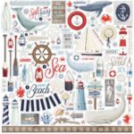 Carta Bella BY THE SEA 12"X12" Element Stickers