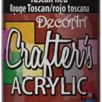 DecoArt Crafter's Acrylic TUSCAN RED Acrylic Paint 2oz