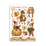 Stamperia WHISPERING WOODS Washi Pad 8 Sheets - Image 2