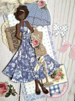 Prima JULIE NUTTING FRAYED DENIM Ephemera 20pc - Image 3