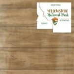 National Park YELLOWSTONE Paper & Stickers 3pc Kit - Image 3