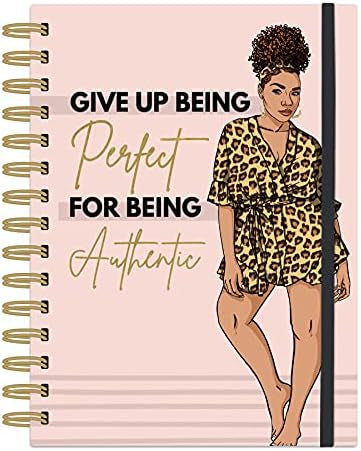 DC54FEF9-5870-4DA9-AB67-6E402E13B288.jpg Paper House BE AUTHENTIC THIS IS US Spiral Journal Book - Image 1
