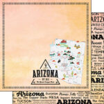ARIZONA Scrapbook Customs 12"X12" Travel Paper Pack - Image 2