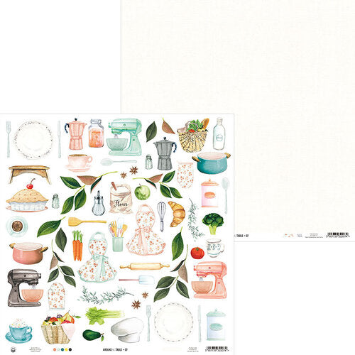 DD06BB6D-4B2C-4D90-A487-508F68B6A1C3.jpg P13 AROUND THE TABLE 12"X12" Scrapbook Paper 07 - Image 1