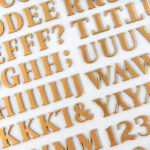 American Crafts Thickers CHARMED CHRONICLES Foam Letter Stickers - Image 3