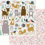 Kaisercraft Hide & Seek WOODS 12X12 Scrapbook Paper