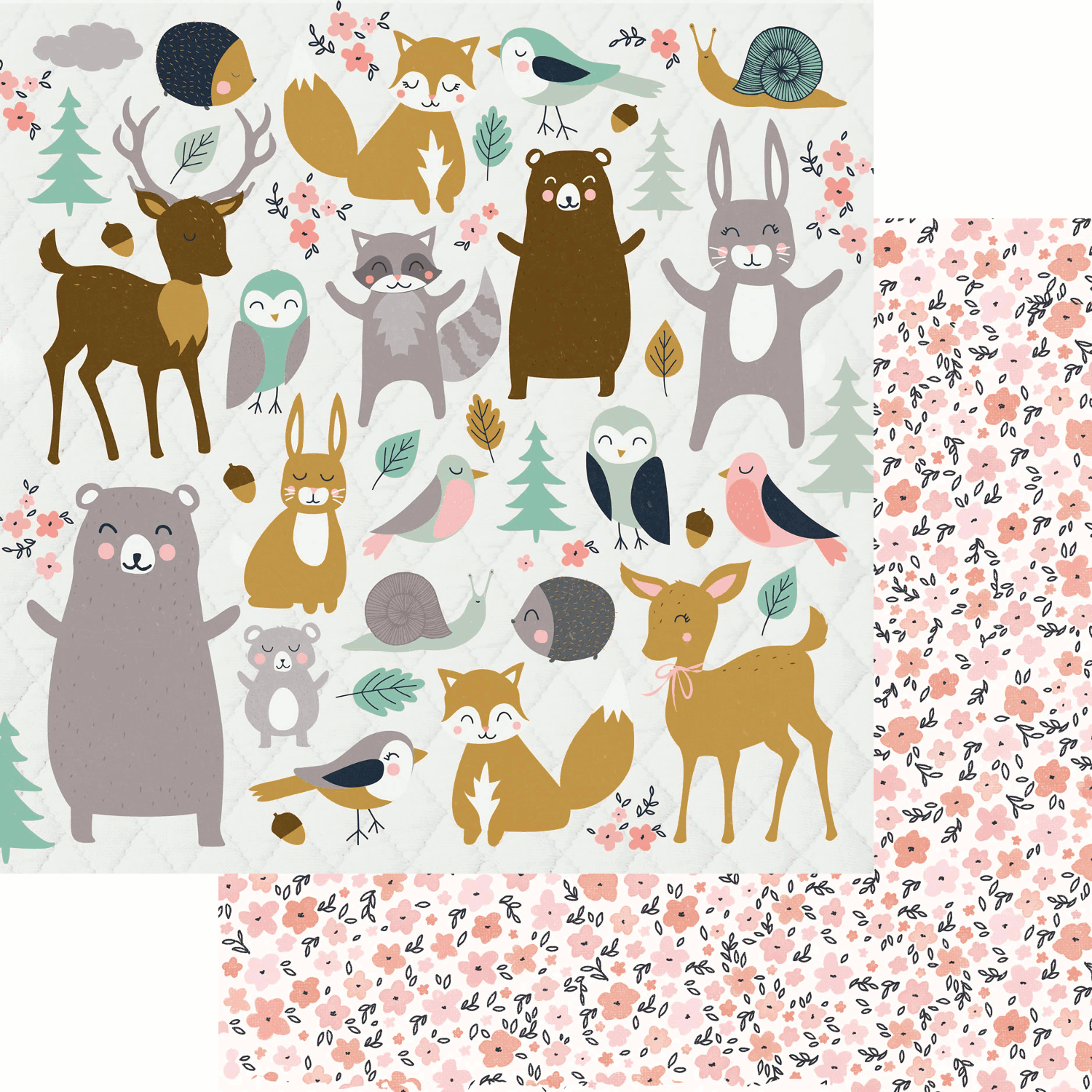 DD953B93-9569-4B5C-9CE4-A3964F0BB083.gif Kaisercraft Hide & Seek WOODS 12X12 Scrapbook Paper - Image 1