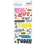 Thickers AC WHATEVS PUFFY Phrase Stickers 74pc - Image 3