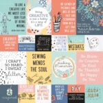 Kaisercraft Crafternoon Collection DIY 12"X12" Scrapbook Paper - Image 2