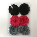 Ribbon Flowers 6pc Set - Image 4