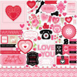 Echo Park LOVE STORY 12”x12” 13pc COLLECTION KIT - Image 13