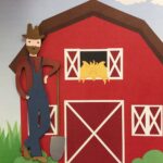 FARMER Custom Farm Scrapbook Die Cut Embellishment