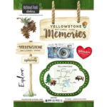 National Park YELLOWSTONE Paper & Stickers 3pc Kit - Image 4