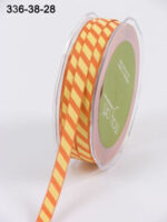 May Arts 1/4" DIAGONAL STRIPE Ribbon 1 yard yd - Image 7