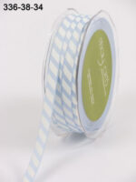 May Arts 1/4" DIAGONAL STRIPE Ribbon 1 yard yd - Image 3