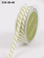 May Arts 1/4" DIAGONAL STRIPE Ribbon 1 yard yd - Image 6