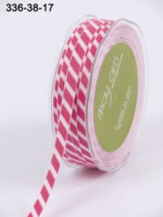 May Arts 1/4" DIAGONAL STRIPE Ribbon 1 yard yd - Image 8