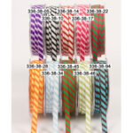May Arts 1/4" DIAGONAL STRIPE Ribbon 1 yard yd