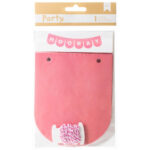 American Crafts DIY Party Banner Kit Pink & White