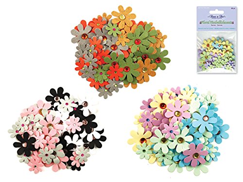 Daisies_with_Gems_80pc.jpg Forever in Time Floral Daisies with Gems 80pc Flowers - Image 1