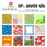 DR. SEUSS 12pc Scrapbook Kit 12"x12" Paper