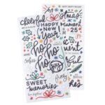 Thickers HO HO HO Puffy Phrase And Accent Stickers 155pc - Image 3