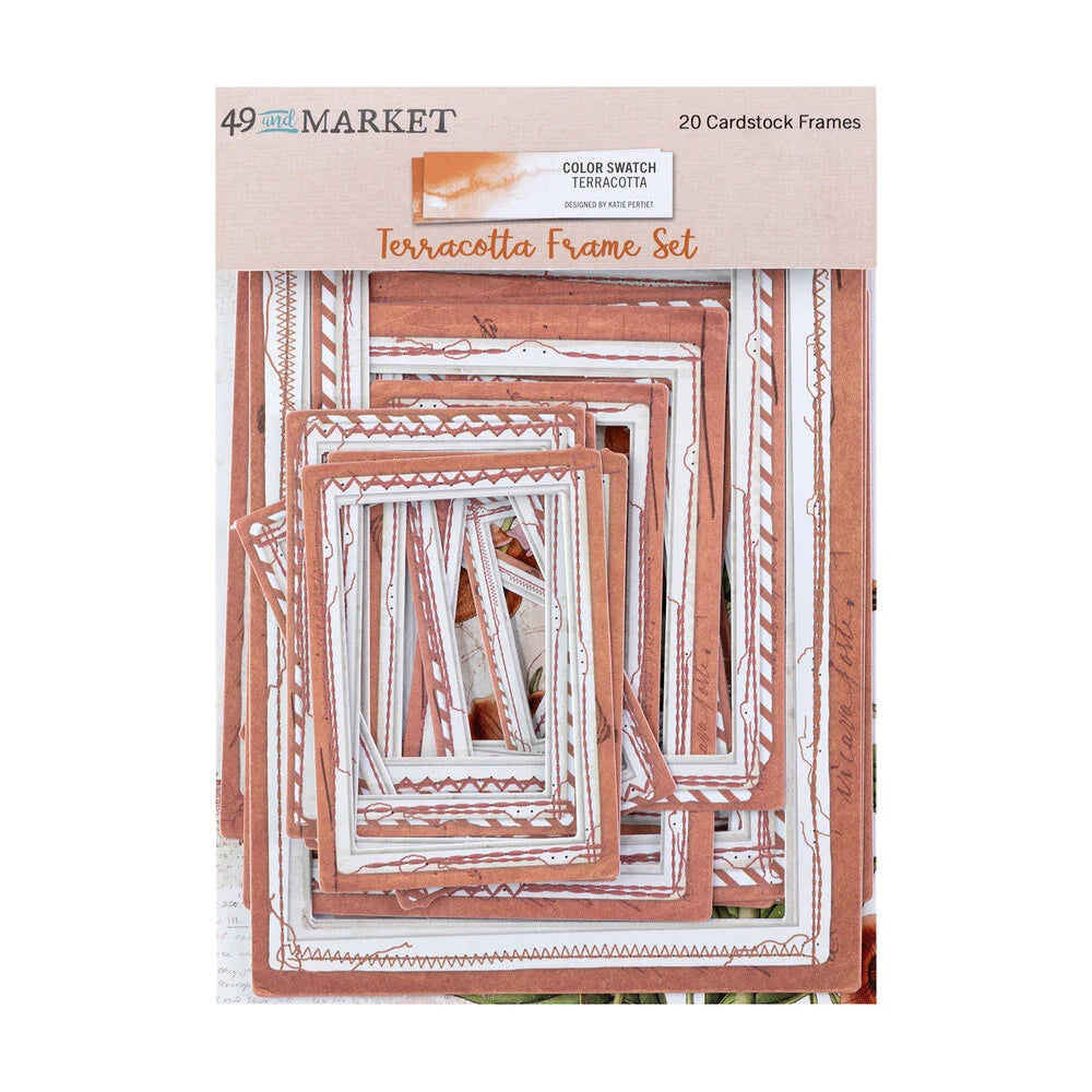 E02F0106-C17E-4993-936F-FBF366B3F281.jpg 49 and Market Color Swatch TERRACOTTA FRAME SET 20pc - Image 1