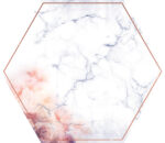Kaisercraft Misty Mountains HEXAGON 12"X12" DieCut Scrapbook Paper