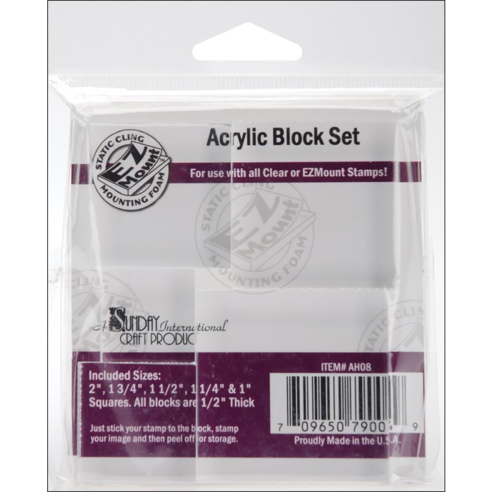E1259746-19E2-429F-8BF8-54B414A0AEA6.jpg Crafter’s Companion CLEAR ACRYLIC BLOCKS 5pc - Image 1