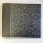 Postbound Album BLACK FLORAL BORDER 6"X6" Scrapbook Memory Book - Image 4