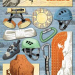 Karen Foster ROCK CLIMBING Stickers 11pc