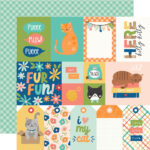 Simple Stories FUR BABY CAT 12”X12” Scrapbook Paper - Image 2