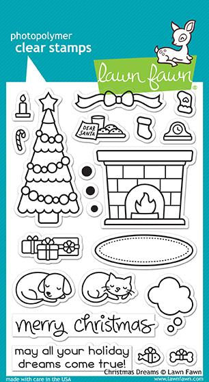 E1ABB332-952E-42A9-AFCC-B9B9355E334C.jpeg Lawn Fawn CHRISTMAS DREAMS Clear Stamps 20pc - Image 1