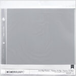 American Crafts 12"X12" MEMOROLOGY Page Protectors 10pc