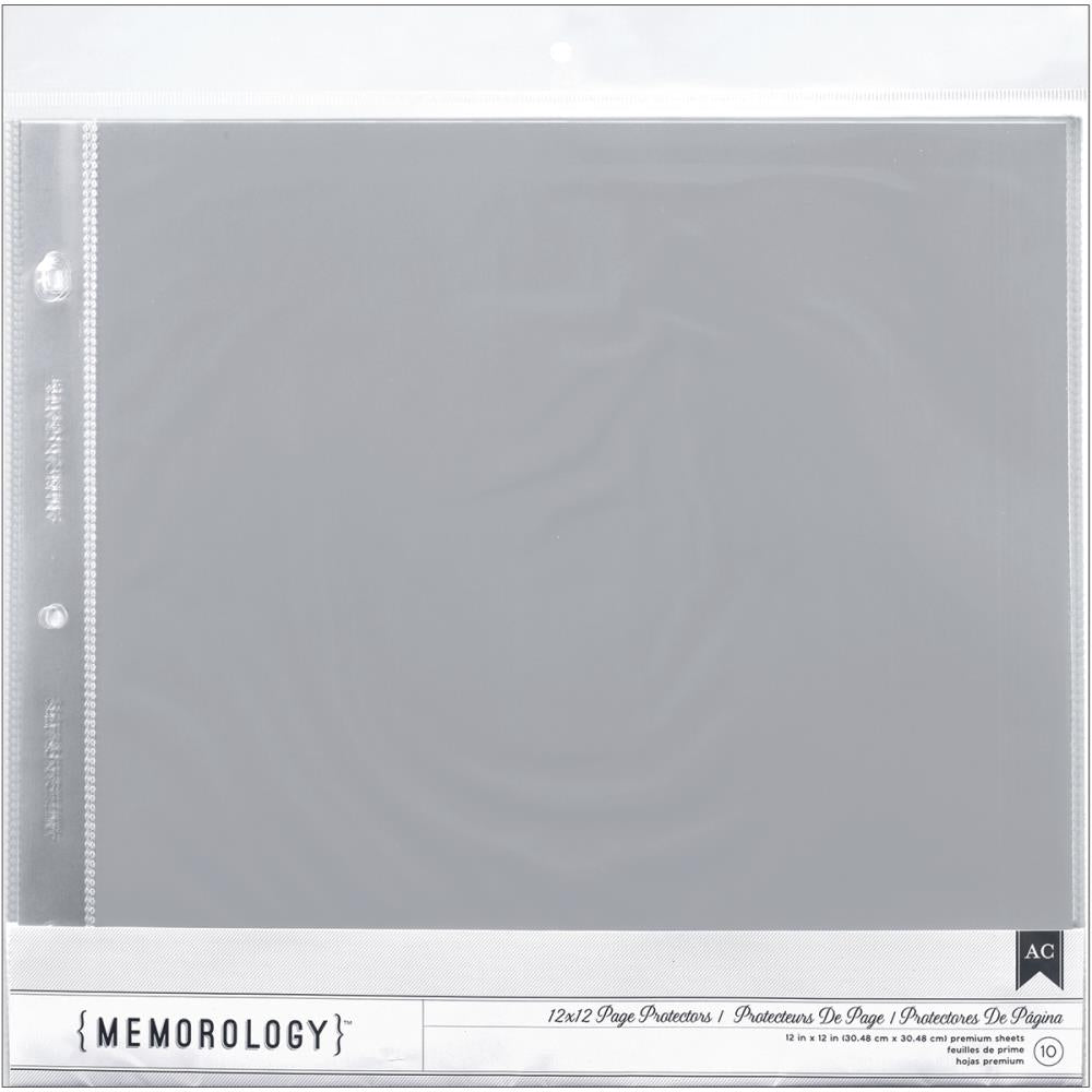 E1D8318B-5612-4051-AD5A-C44106D3988E.jpeg American Crafts 12"X12" MEMOROLOGY Page Protectors 10pc - Image 1