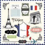 Scrapbooksrus FRANCE MEMORIES 12”X12” Scrapbook Kit - Image 5
