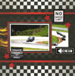Reminisce CHECKERED FLAG 12"X12" Scrapbook Kit 9pc - Image 2