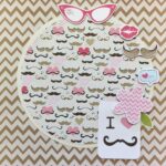 Premade Scrapbook Page I LOVE MUSTACHES (1) 12"x12" Layout