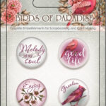 ScrapBerry’s BIRDS OF PARADISE 1 Embellishments