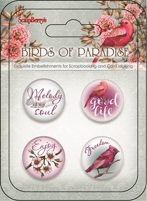 E2A5D4DB-1123-451D-B439-8D48513494C9.jpeg ScrapBerry’s BIRDS OF PARADISE 1 Embellishments - Image 1