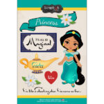ARABIAN PRINCESS KIT 12”X12” Scrapbook Kit Jasmine Disney Aladdin 3pc - Image 2